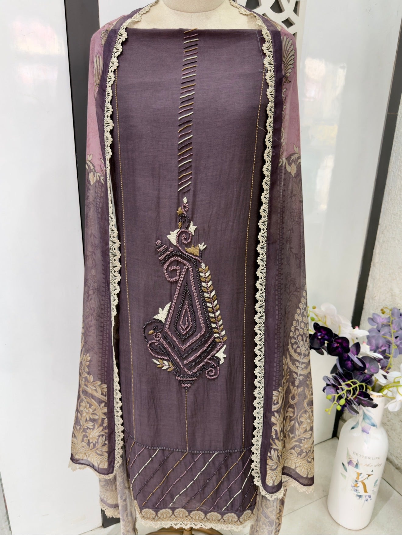 Pure Mul Hand Embroidery U00005